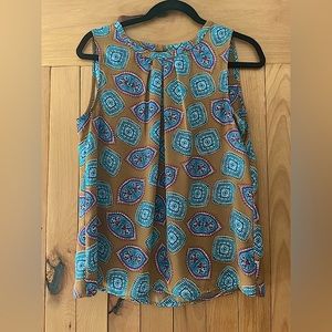 Blue Pattern Silky Nine West shirt
